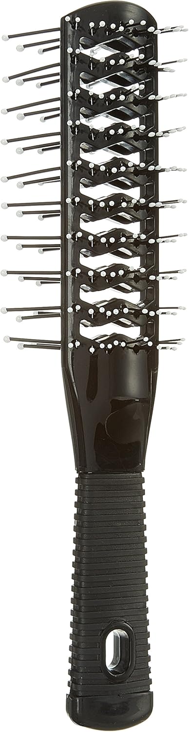 Efalock 12168 Double Tunnel Brush Black, 1 Stück (1er Pack) - Image 3
