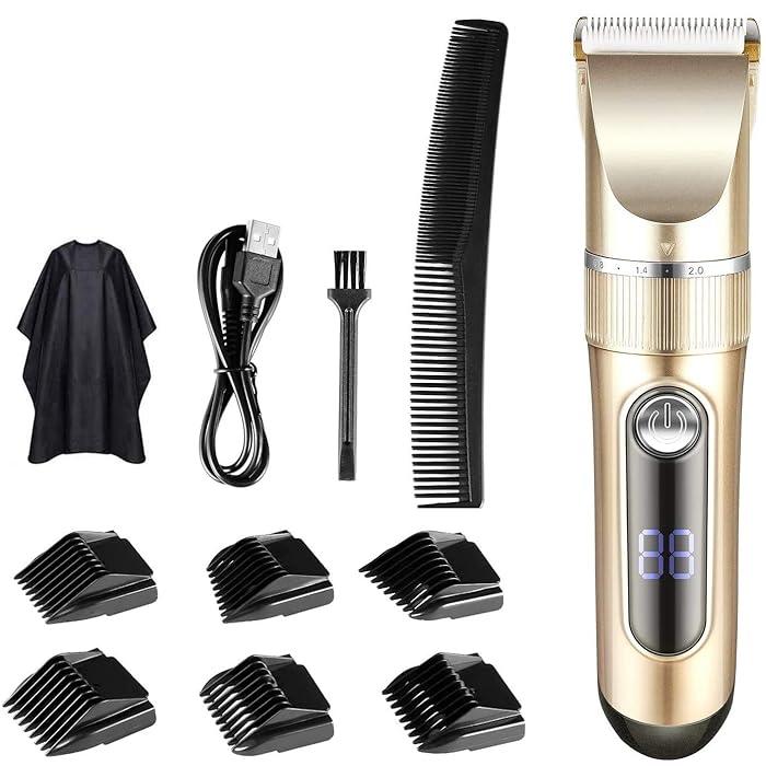 Buy Hair Clipper Professional Male Hair Clipper Cordless Hair Clipper