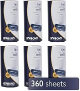 KORBOND Lint Roller Refills 6 Pack 360 Sheets Pet Hair Remover Clothes