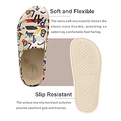 Meetinspace Women Men Unisex EVA Clogs Dupes Wide