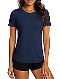 TACVASEN Sun Protection Shirts Women Short Sleeve
