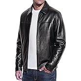 Storemm Men's Genuine Lambskin Leather Classic Biker Style Jacket | lambskin Jackets Men