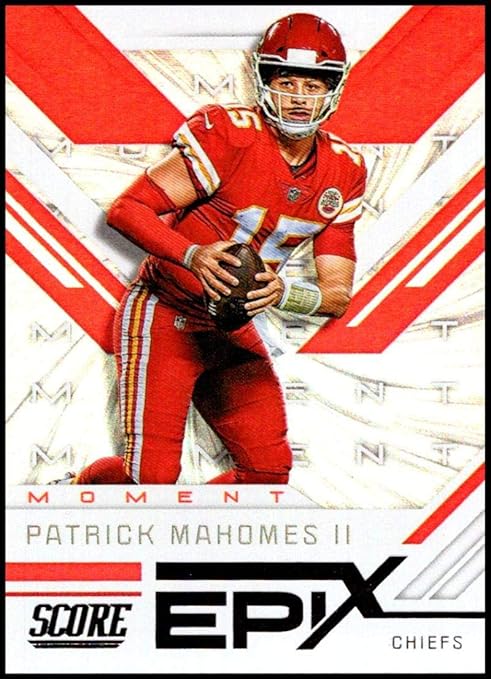 patrick mahomes score jersey card