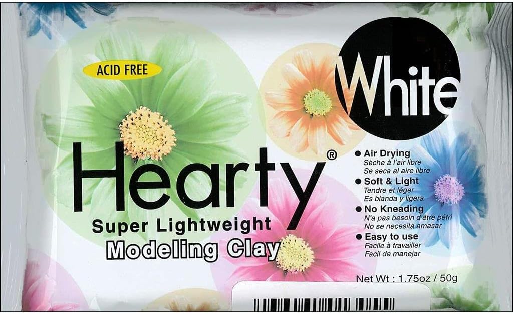 hearty lightweight modeling clay