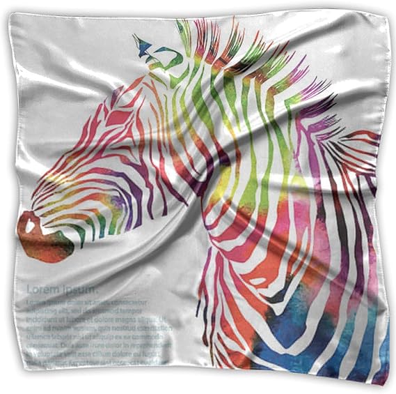 Amazon Co Jp 斑馬柄 虹柄 ハンカチ レディース 柔らかいハンカチ ギフト スカーフハンカチ メンズ タオル 贈り物 手ぬぐい おしゃれ お返し 母の日 お礼 プレゼント引越し 内祝い 大判 服 ファッション小物