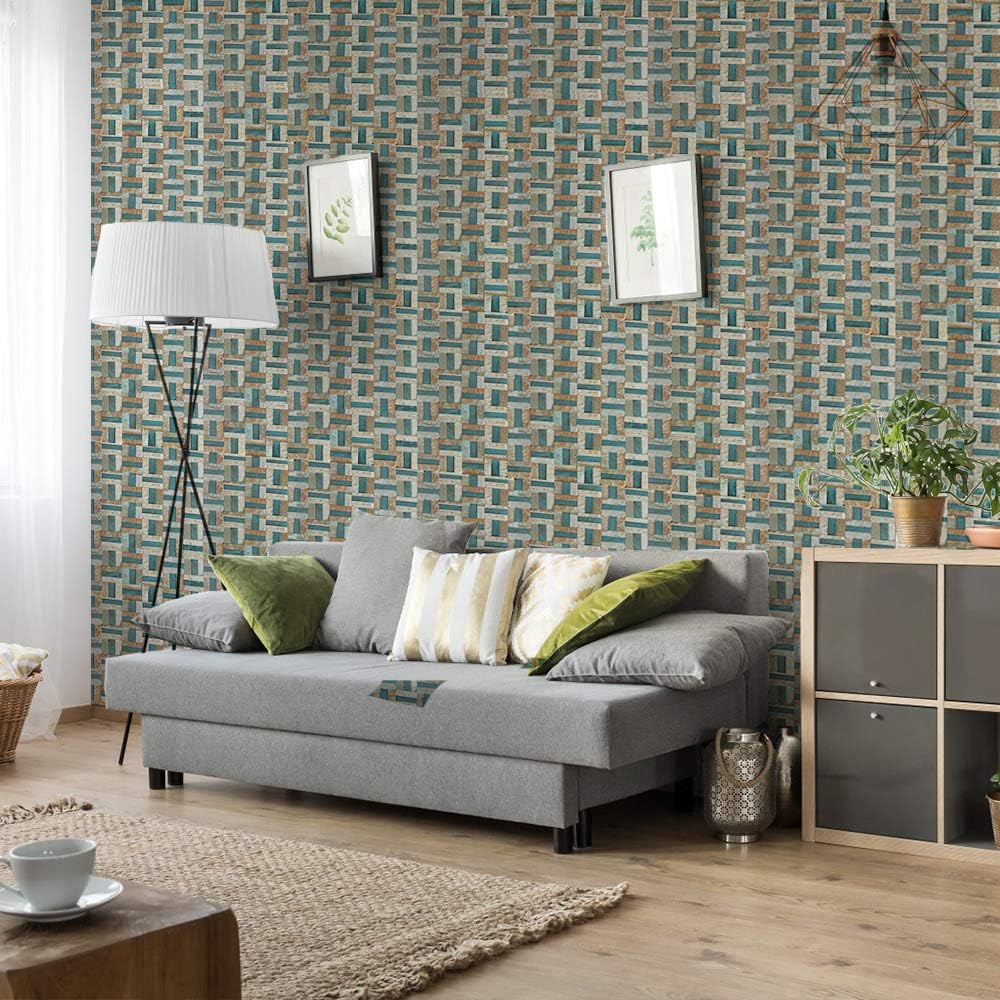 Impermeable 45 200cm Rabbitgoo Papier Peint Adhesif Decoratif Brique Pour Meuble Cuisine Revetement Adhesif Meuble Stickers Rouleau En Pvc Film Autocollant Effet Brique Armoire Table Bureau Ameublement Et Decoration Accessoires De