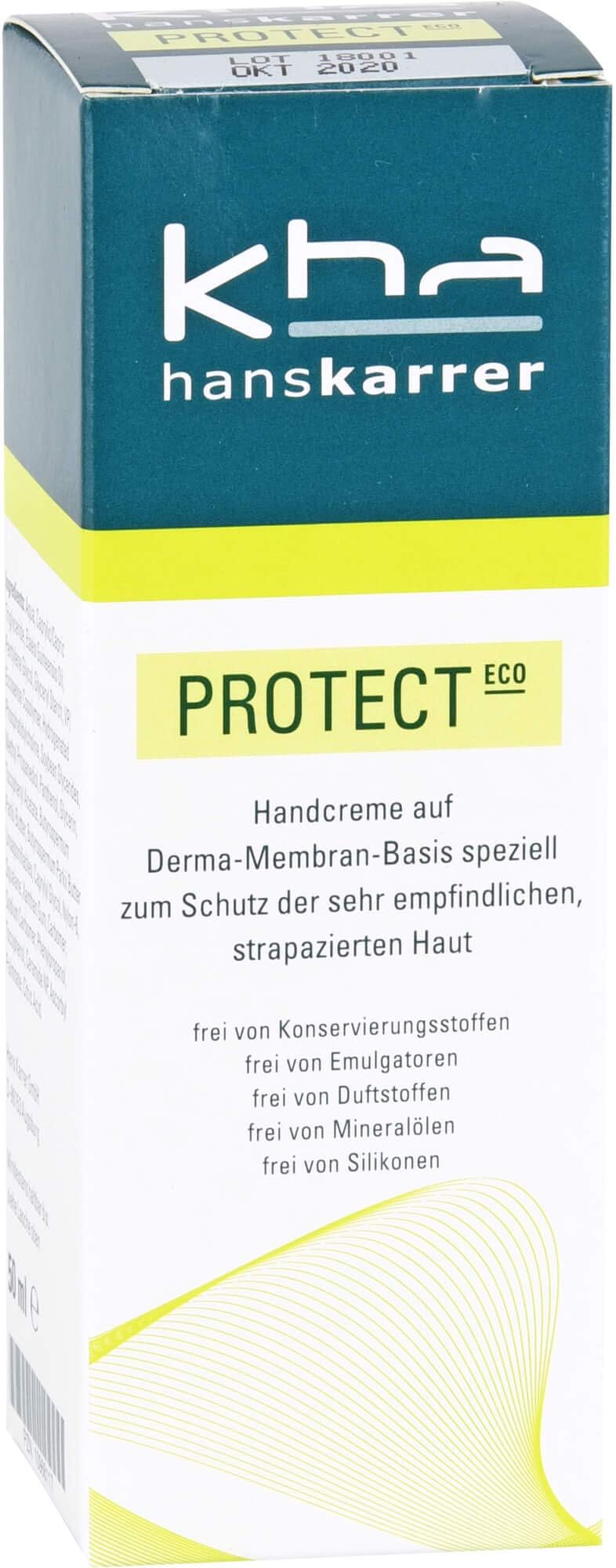 Hans Karrer Protect Eco Skin Care Cream, 50&nbsp;ml