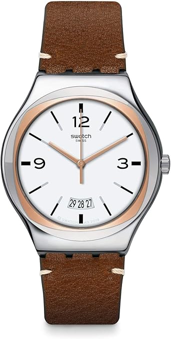 Swatch Reloj Analógico para Hombre de Cuarzo con Correa en ...