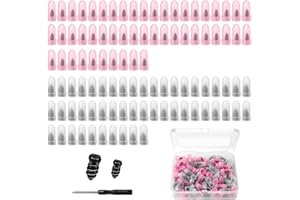 Tire Repair Kit 100pcs (50S+50L) Rubber Screw Plugs - Self-Service Puncture Fix Tools for Car, Motorcycle, Truck, Tractor, Bi