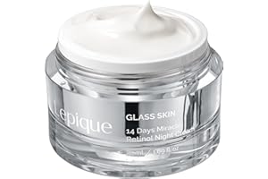Lepique GLASS SKIN 14Days Miracle Retinol Night Cream 1.69oz - Korean Skincare Retinol Serum for Face and Neck - Collagen, Centella - Anti aging Skin Cream, Moisturizer Face Cream (1.69oz, Original)
