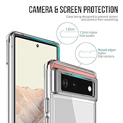 Guarishel for Google Pixel 6 Pro Case: [Built-in 4