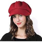 Sumolux Women Beret Newsboy Hat French Wool Cap Classic Autumn Spring Winter