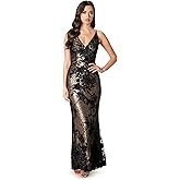 Dress The Population Womens Sharon Bodycon Maxi Dress