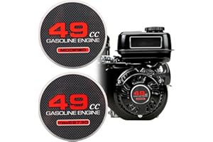 APPYU 2pcs Pull Starter Sticker 49cc Modified 49cc Item 69730 Mini Bike Stickers for Predator 212 Engine Coleman CT200U BT200X KT196 Baja MB200 Performance Parts Go Kart Mini Bike 196cc 224cc 200cc