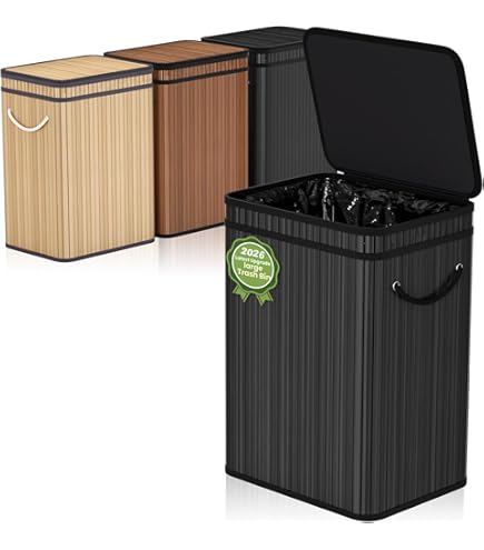 80 Liter/21 Gallon Large Trash Can with Lid, Garbage Bin