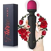 New Cordless Double-Ended Available Relaxation Myofascia Tool Handheld Portable Travel Home Office Work Sports Silicone Use to Relieve Deep Tissue Muscle Pain and Fatigue,RedBlack