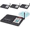 Intercoms Wireless for Home 1 Mile Long Range - GLCON 10 Channel 3 Code Wireless Intercom System for Buiness Office House Eld