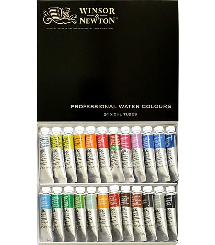 Amazon.com: Winsor & Newton Artists Water 5ML tube 48C set