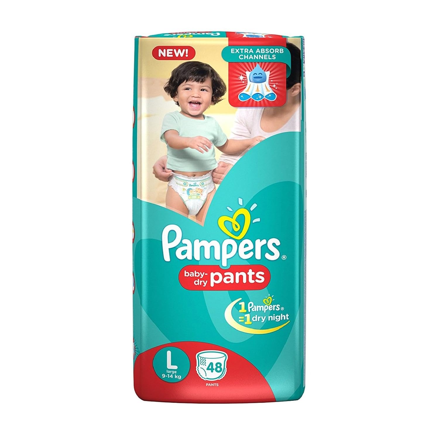 pampers pants large 48