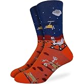 Good Luck Sock Men's Bob Ross Socks, Adult