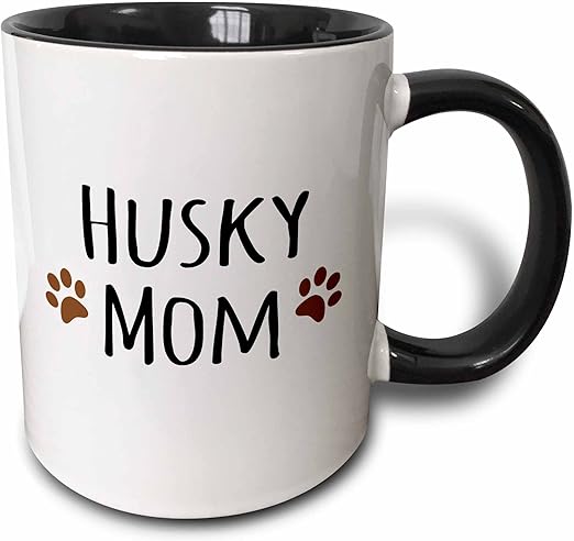 husky mom mug