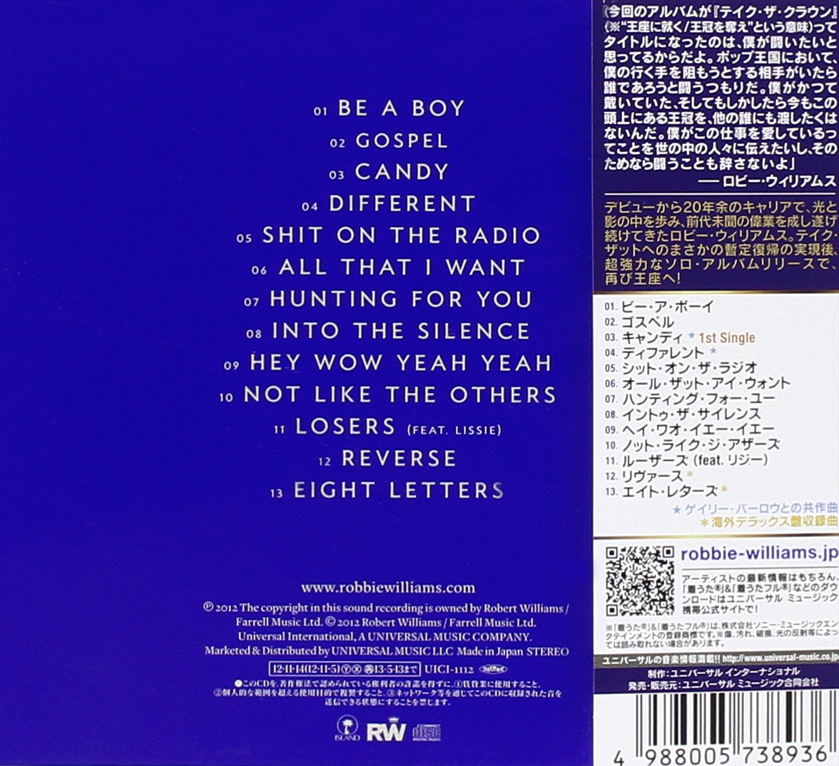 Take The Crown Williams Robbie Amazon Com Books