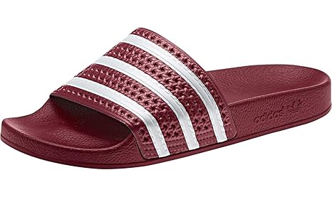 adidas adilette collegiate burgundy