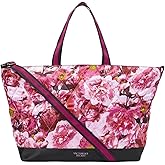 Victoria's Secret Floral Tote Rose Flowers Quilted Weekender Bag