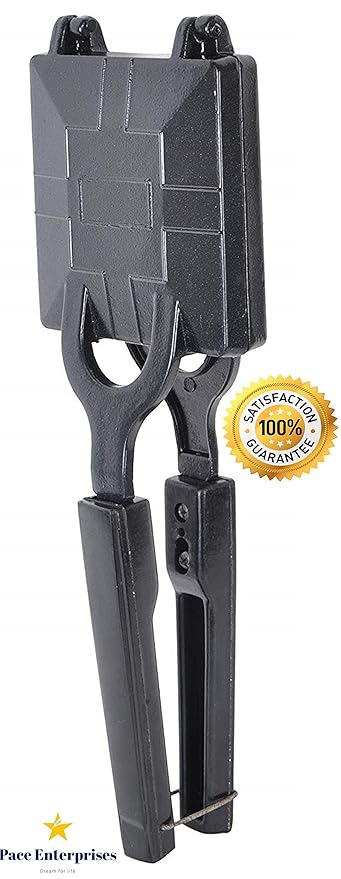 Pace Enterprises Snackmaker Non-Stick Aluminium Griller Sandwich Toaster (Black)