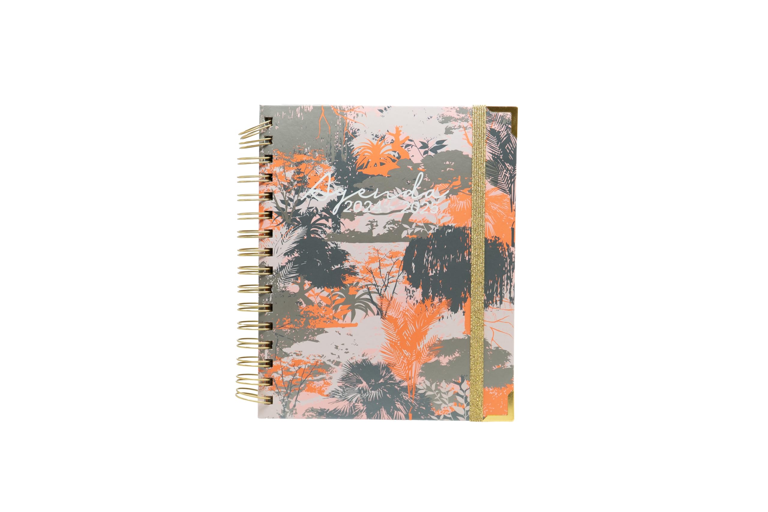 Oasis 2024-2025 School Diary – Daily and Yearly Planning, Premium Binding – Yearly Planner with 2 Days per Page – Size 2.5 x 17.5 x 21.5 cm – Sweetcolor
