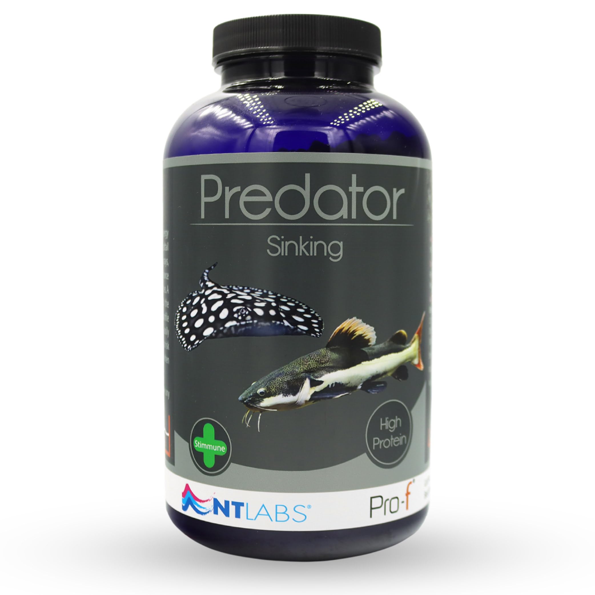 NT Labs Pro-f Predator Sinking, Monster Fish Food, Aquarium Fish Food, Fast Sinking Pellet, Nutritious Feed (450g)