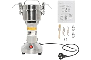 YaeMarine Grain Mill Grinder 150g Spice Grinder Electric Cereal High Speed 110V Mill Portable Flour Powder Machine for Househ