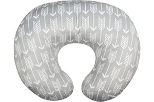 ALVABABY Minky Nursing Pillow Cover Soft for Breastfeeding Moms Soft Fit Snug On Infant Nursing Baby Pillow to Mothers Breast