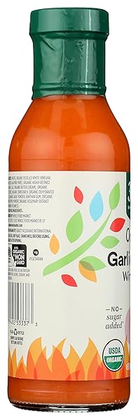 365 BY WHOLE FOODS MARKET ORGANIC GARLIC MILD BUFFALO WING SAUCE, 12.5 OZ