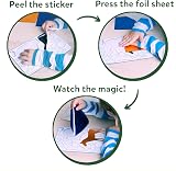 Skillmatics Foil Fun Animals Mega Pack - No Mess Art for Kids 150+ Sheets view 5