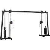 Body-Solid (GDCC250B) Cable Crossover Exercise Machine for Home &amp; Light Commercial Gym, Functional Training Center with Dual Weights Stack &amp; Pulley Cable Workout Machines, Black