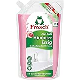 Frosch Raspberry Vinegar Anti-limescale Cleaner, Power Cleaner - Extra Strong Against Dirt and Limescale for Kitchen and Bathroom in Refill Bag 1 Pack (1 x 950 ml)
