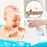 Radsocken 8 Pack Baby Muslin Squares 100% Cotton Burp Cloths 6 Layers 10x10 view 7