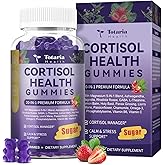 Cortisol Supplements for Women & Men 20-in-1 Cortisol Gummies with Ashwagandha Rhodiola Rosea Magnesium Phosphatidylserine Calm Focus Mood Support Healthy Cortisol Levels 30 Day Supply