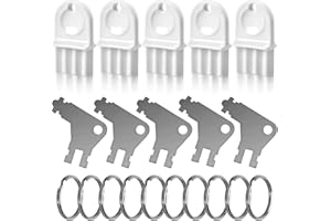 NADUSEP Paper Towel Dispenser Key, 10 PCS Toilet Paper Dispenser Key Compatible for Universal Waffle San Jamar Commercial Georgia Pacific Paper Towel and Toilet Paper Dispensers