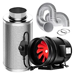 VIVOSUN Grow Tent Ventilation System, 8 Inch Inline