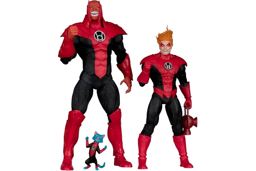 McFarlane Toys- DC Multiverse Atrocitus and Red Lantern Corps (Green Lantern) 7in Action Figures