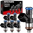 AOTPAT Fuel Injectors Fits for:-Ford Edge Explorer Flex F150 Transit150 Transit250 Transit350 for:-Mustang for:-Lincoln MKX V6 3.5L 3.7L 2011-2019 6PCS OE#0280158191, FJ1116, 822-11214