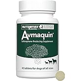 Nutramax Avmaquin Sulforaphane Producing Supplement for Dogs, 45 Tablets