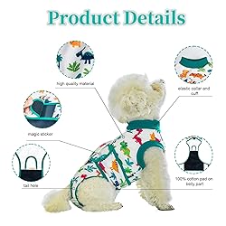 V.PET.B.R Dog Surgery Recovery Suit,Female Male Dog