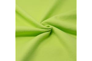 RTC Fabric 100% Cotton Solid Flannel, Lime Green Cut by The Yard