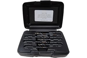 Norseman by Viking Drill and Tool 21330 6 Piece Super Premium Black and Gold Combo Drill and Tap Set