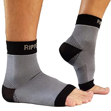 RiptGear Plantar Fasciitis Socks for Women and Men - 1 Pair Plantar Fasciitis Sleeves for Heel