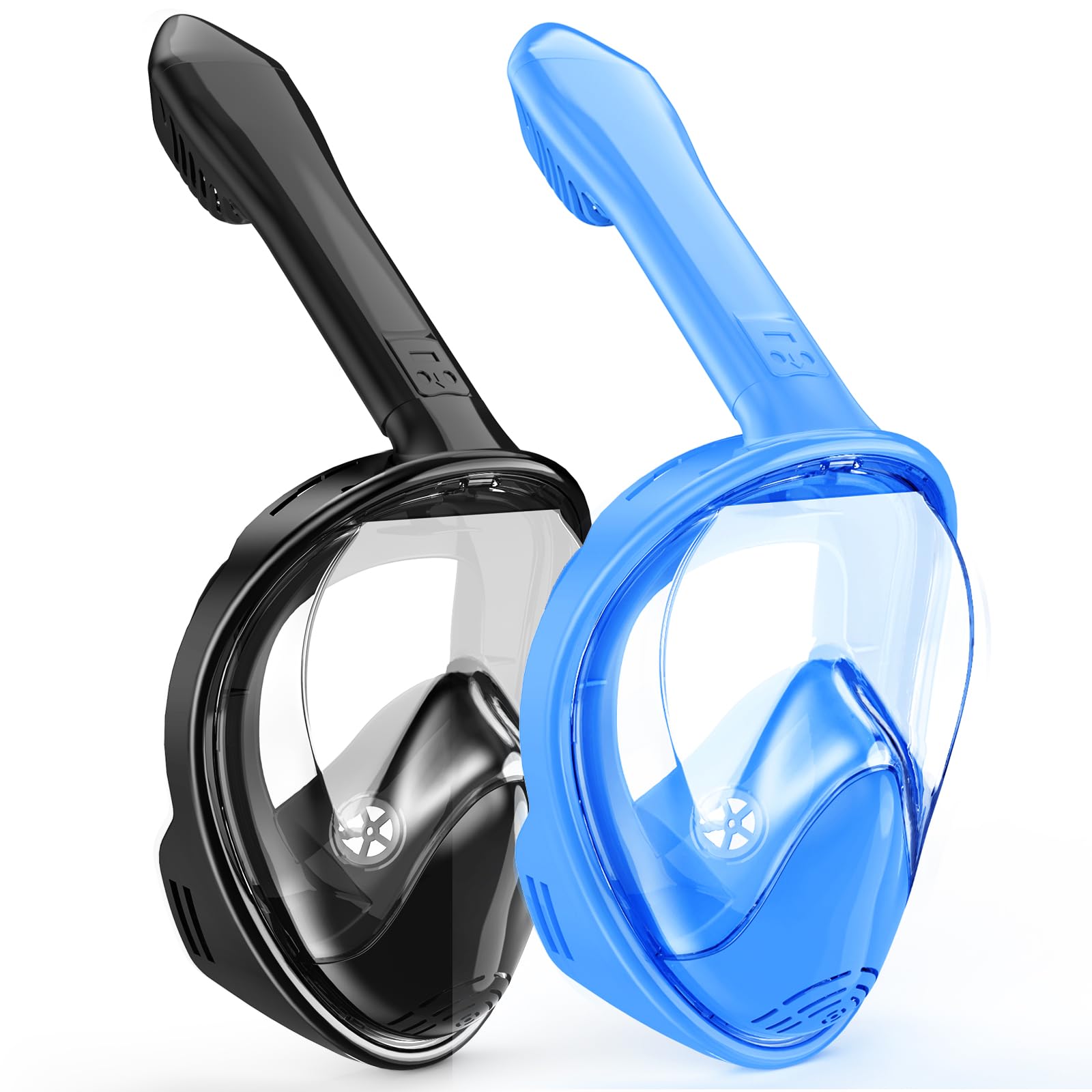 Kids Snorkel Mask Full Face, Snorkeling Gear for Kids 2-14 with Camera ...