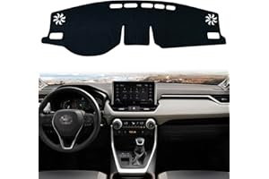 KEEGTBOX Dash Mat Cover Custom Interior Center Console Compatible with Toyota RAV4 SUV 2019 2020 2021 2022 Dashboard mat Covers Accessories (2019-2022)